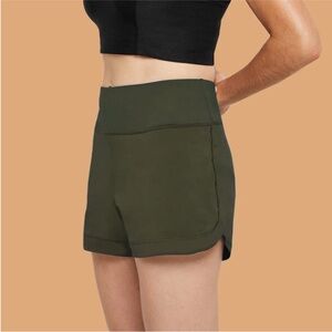 Thinx Green Athletic Training Period Shorts Super Size XS
